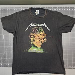 Metallica Tshirt Large Worldwired For 2017 Volbeat Avenged Music Band Concert